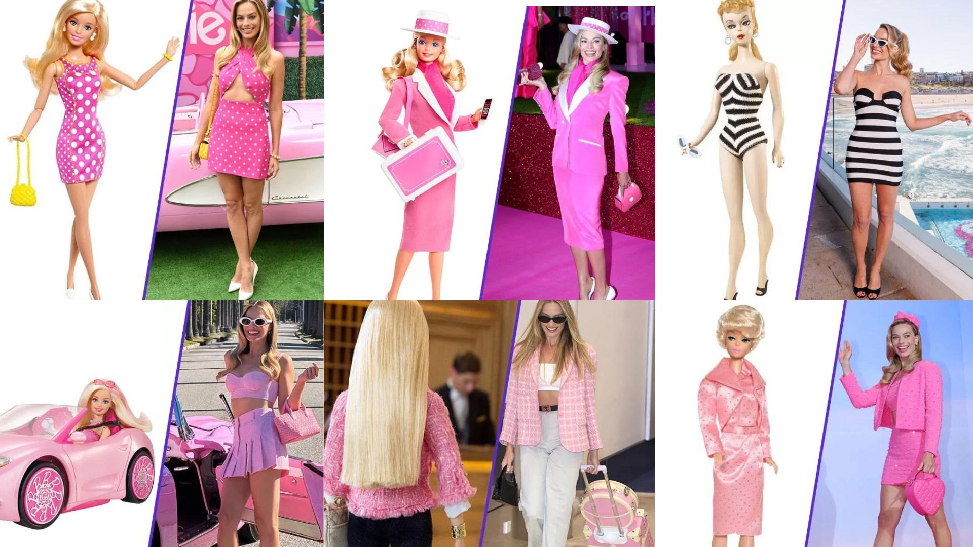 Os looks de Margot Robbie durante o lançamento do filme: Barbie